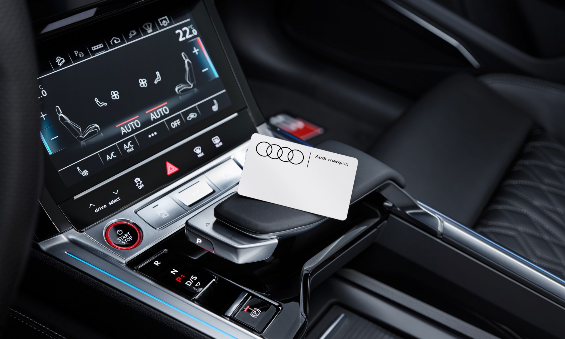 Karta ładowania Audi.