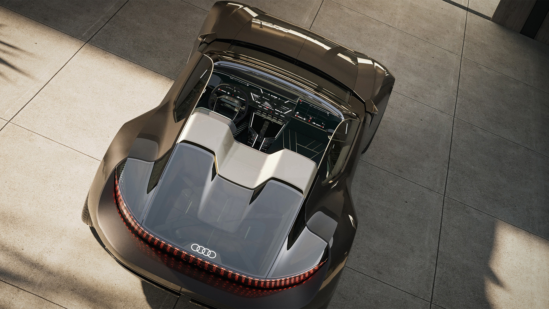  Roadster Audi Skysphere widziany ukośnie z góry