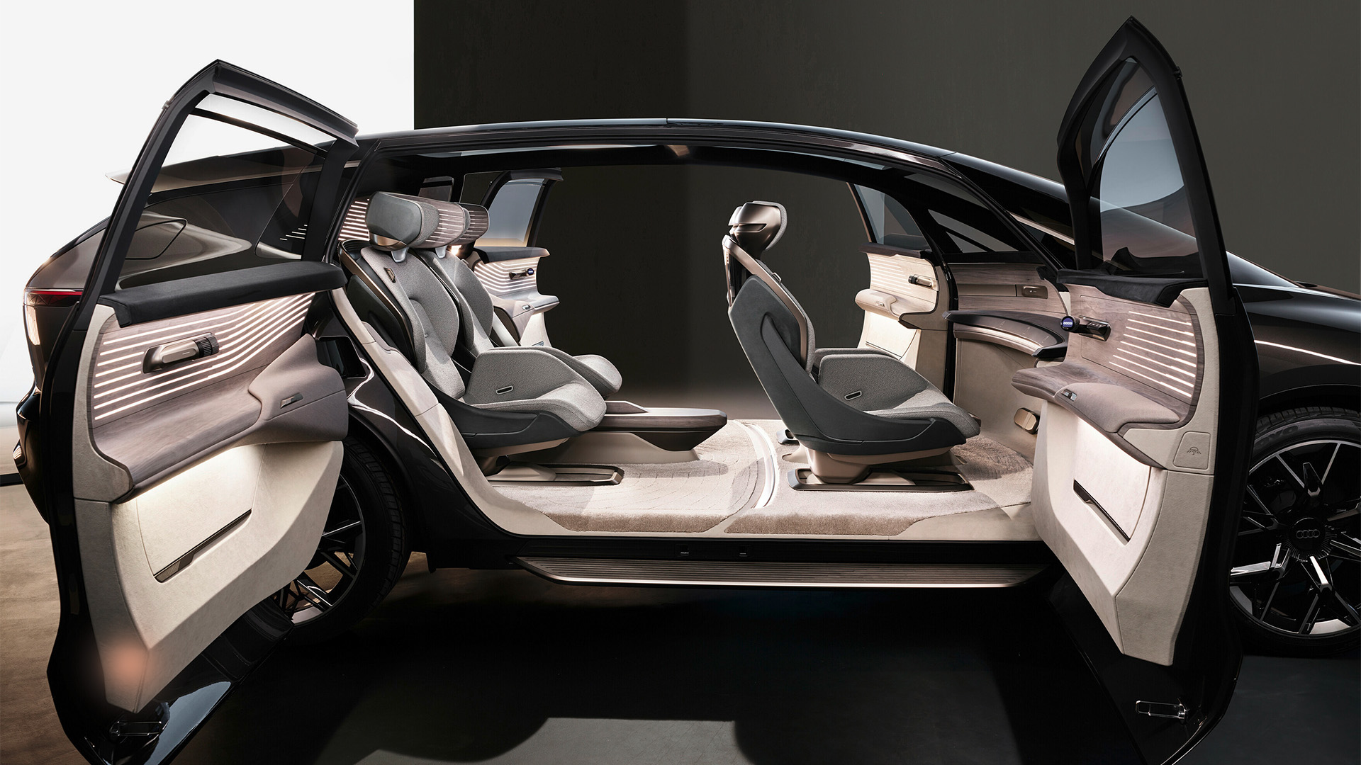 Widok na wnętrze koncepcji Audi urbansphere
