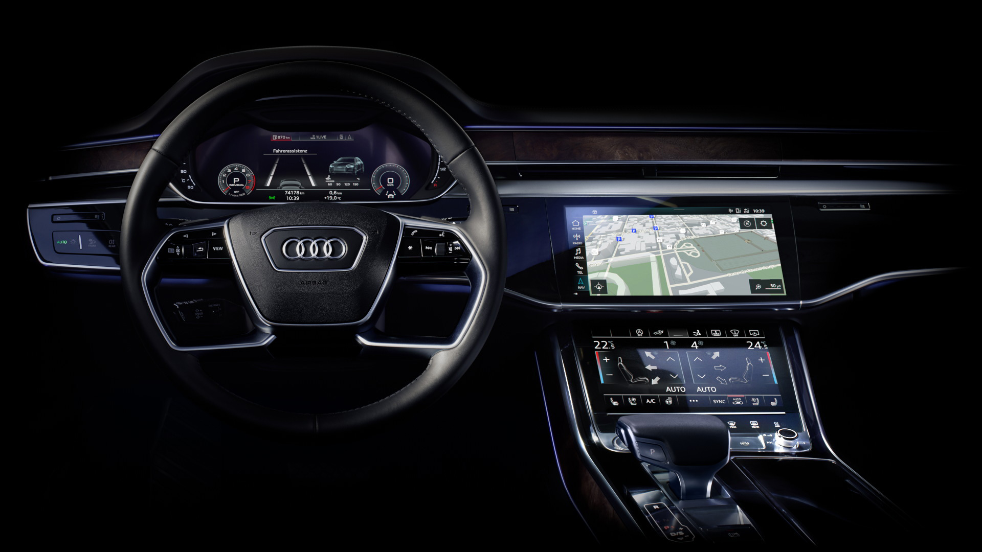 Widok miasta 3D Audi A8